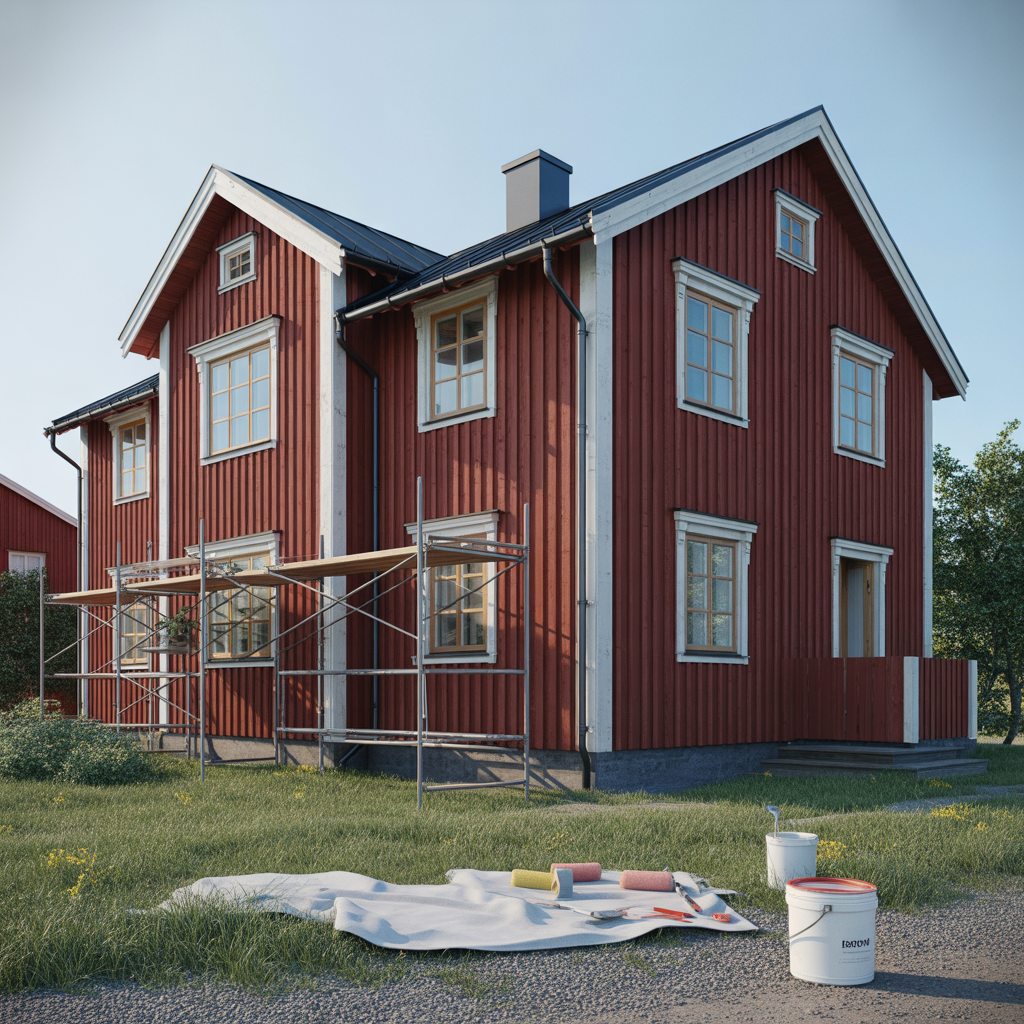 kostnad for att mala fasad 2025 priser per kvm och tips