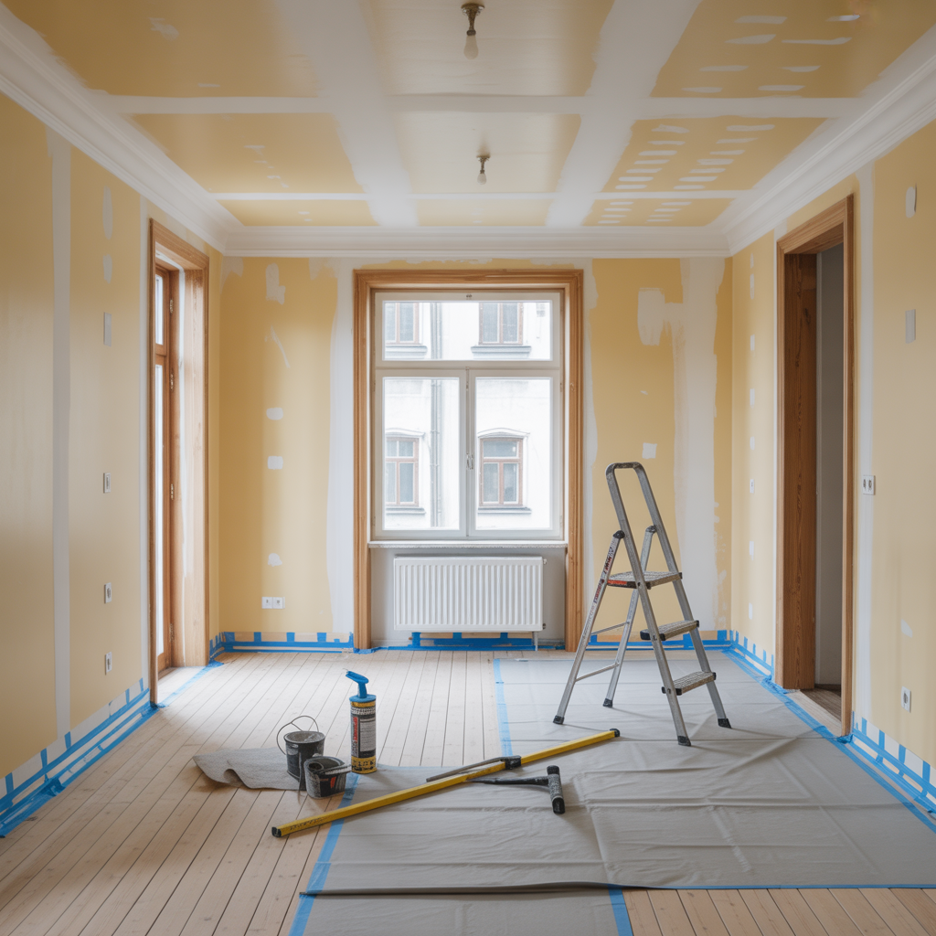 underarbete fore malning checklista for vagg och tak